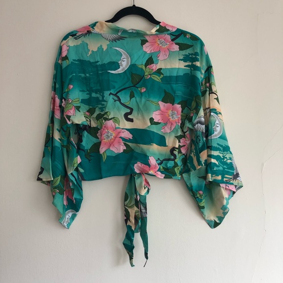 5⭐️ NEW BOHO GYPSY NIGHTINGALE KIMONO ROBE JACKET - Picture 7 of 8